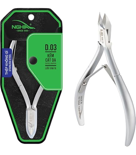 Amazon.com: NGHIA Cuticle Nipper - D-04 JAW 16 | Stainless Steel